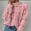major label group heart sweater