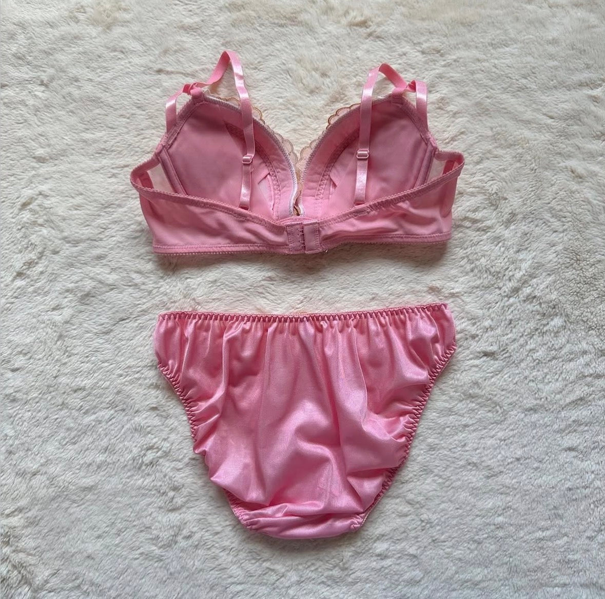 preorder - japanese brand ribbon princess bra + panty set