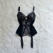 midnight blossom corset