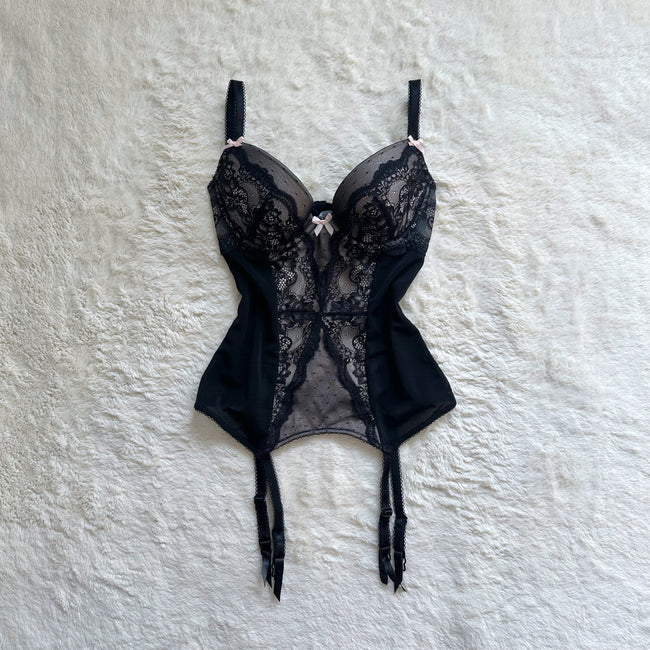 midnight blossom corset