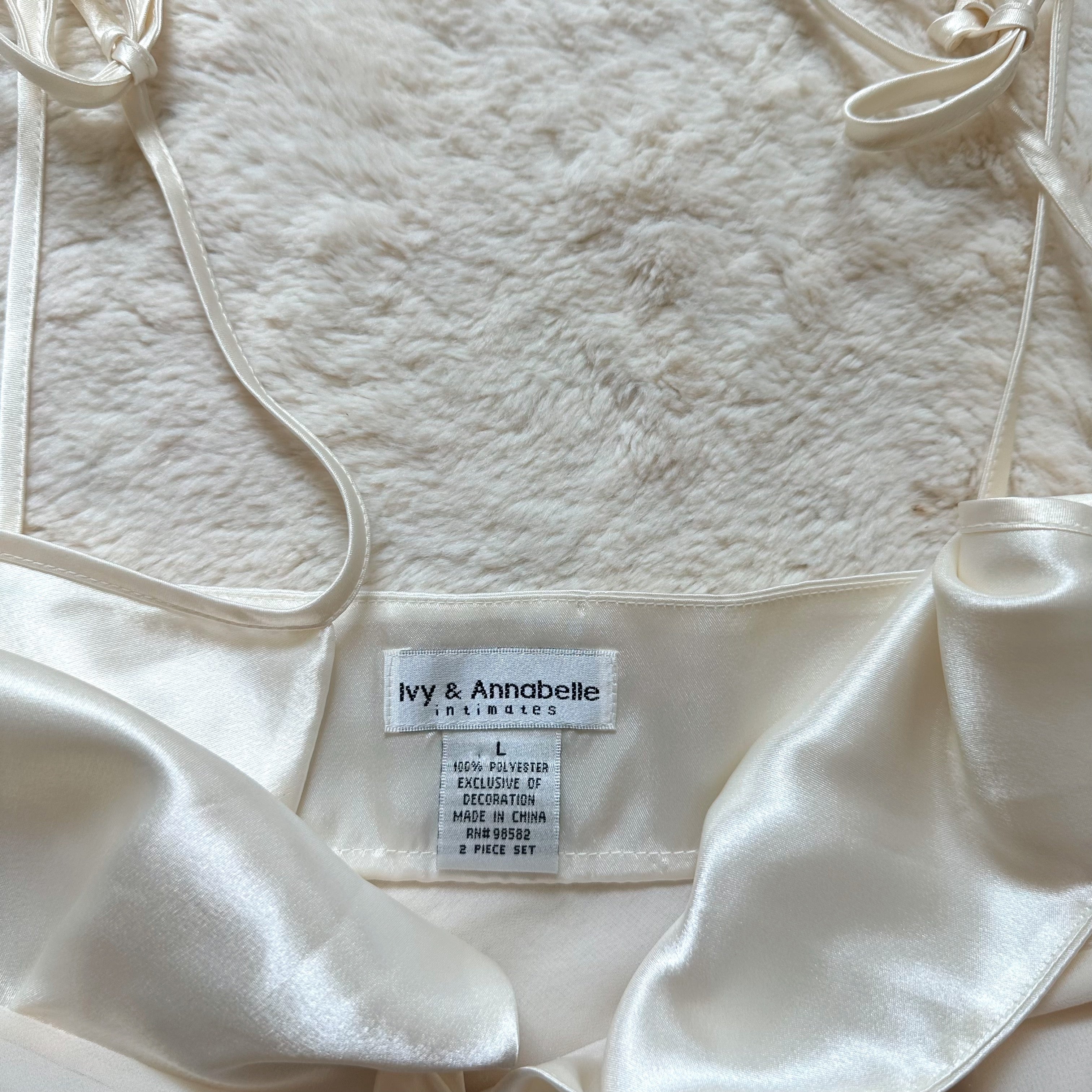 2000's ivory pearl camisole
