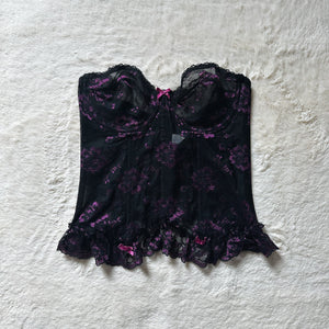 1990's gothic princess lace corset