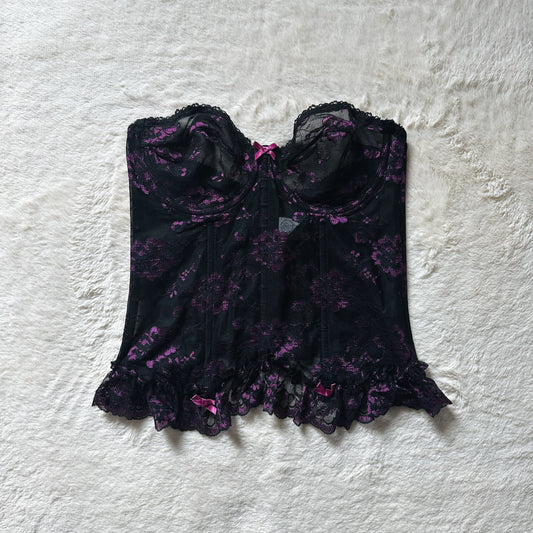 1990's gothic princess lace corset