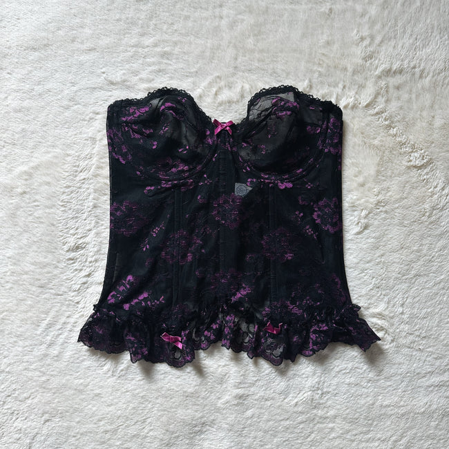 1990's gothic princess lace corset