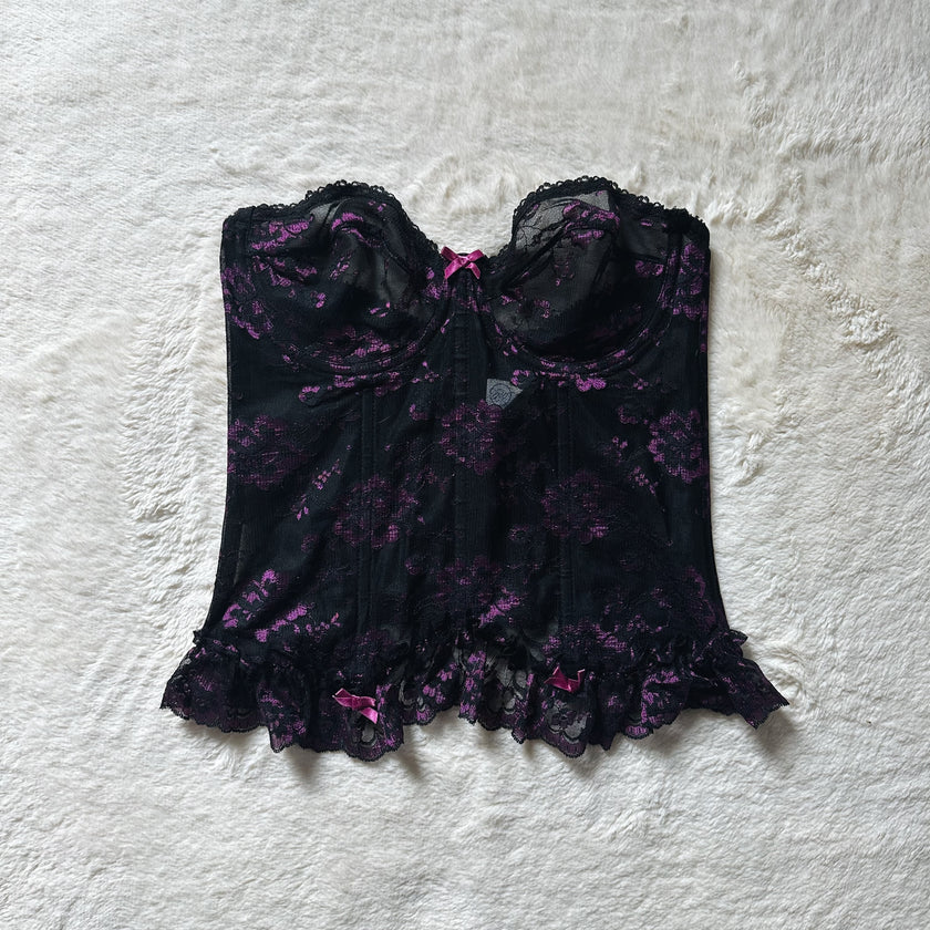 1990's gothic princess lace corset