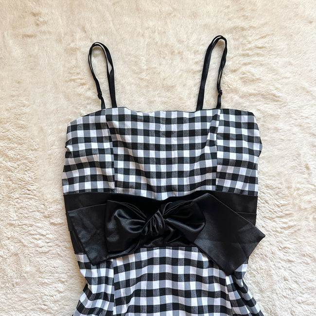 parisian picnic babydoll dress