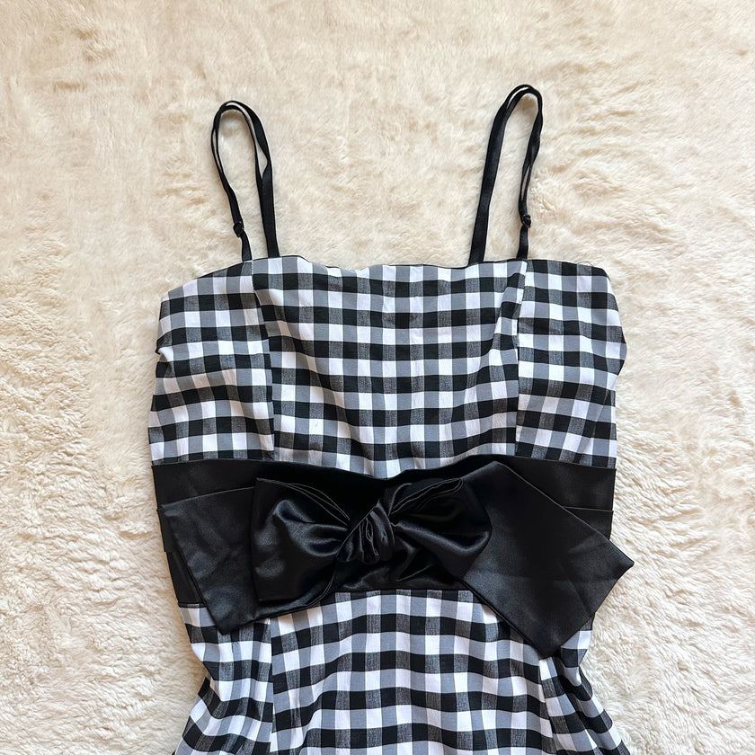parisian picnic babydoll dress
