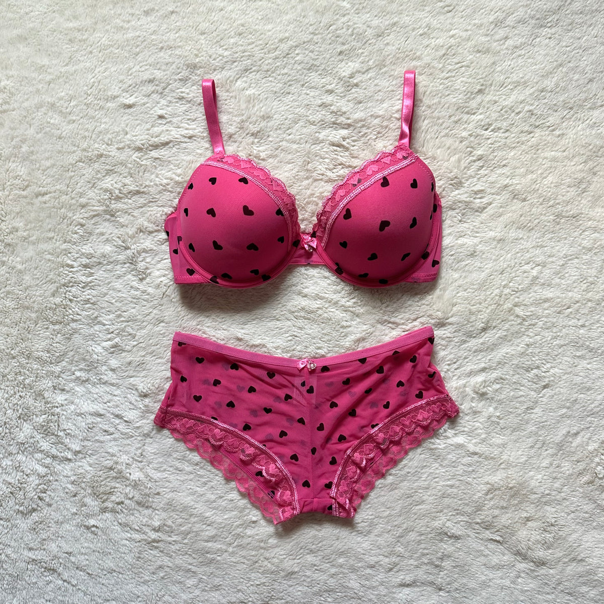2000's heartbreaker bra + panty set