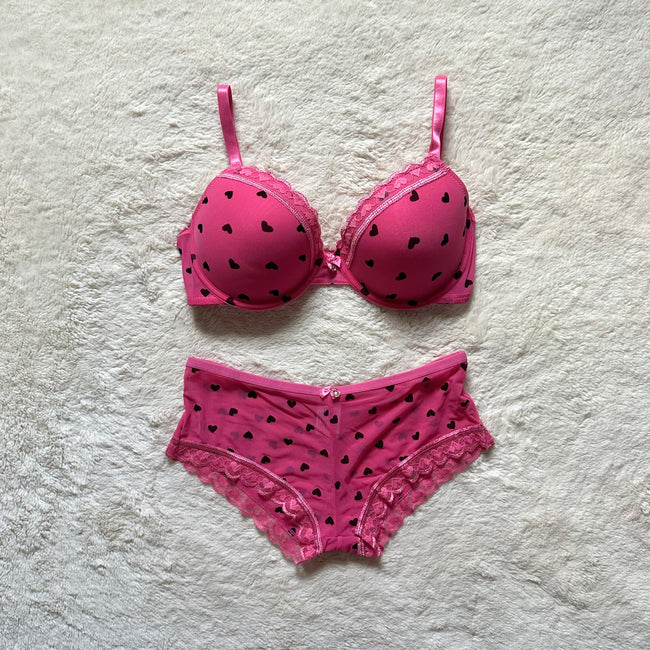2000's heartbreaker bra + panty set