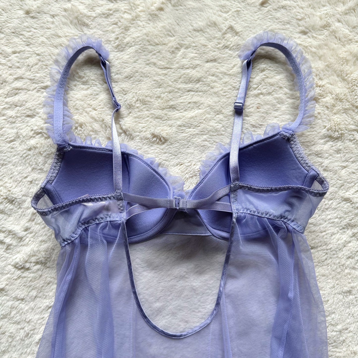 2004 lilac noir babydoll slip dress