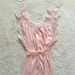 1980's blush whisper slip dress
