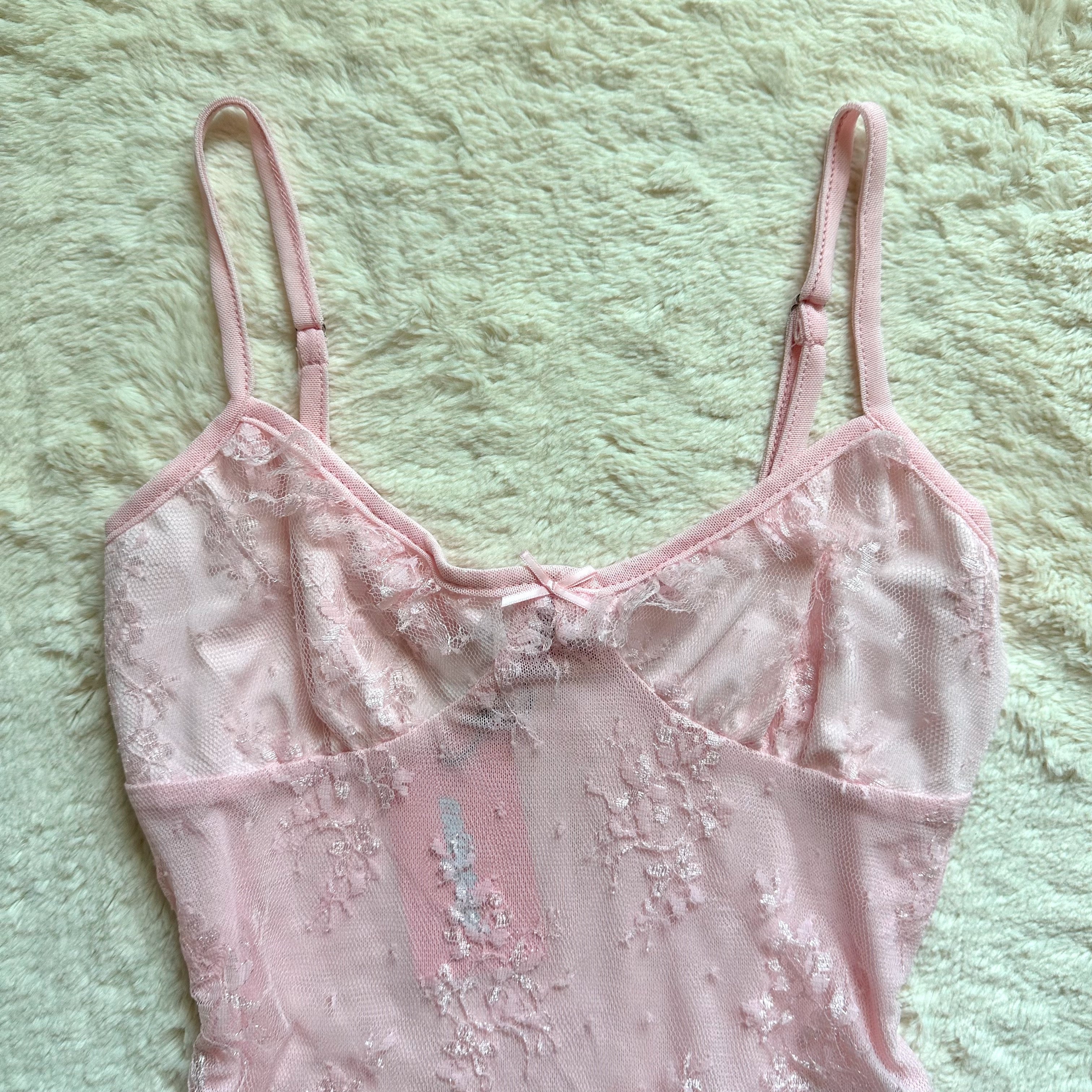 edikted angelina sheer lace tank top - rtp: $42