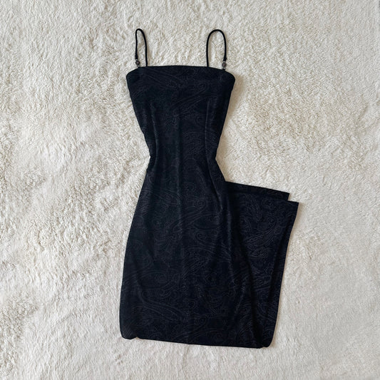 1990's charcoal haze dress