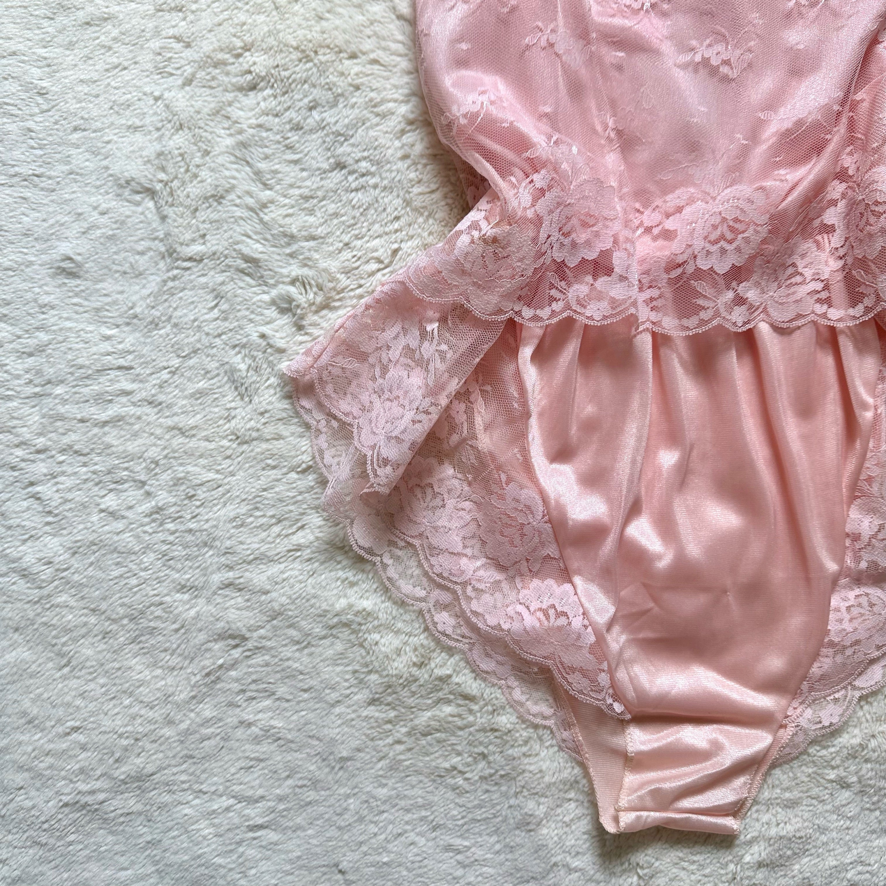 1980's ballerina boudoir teddy