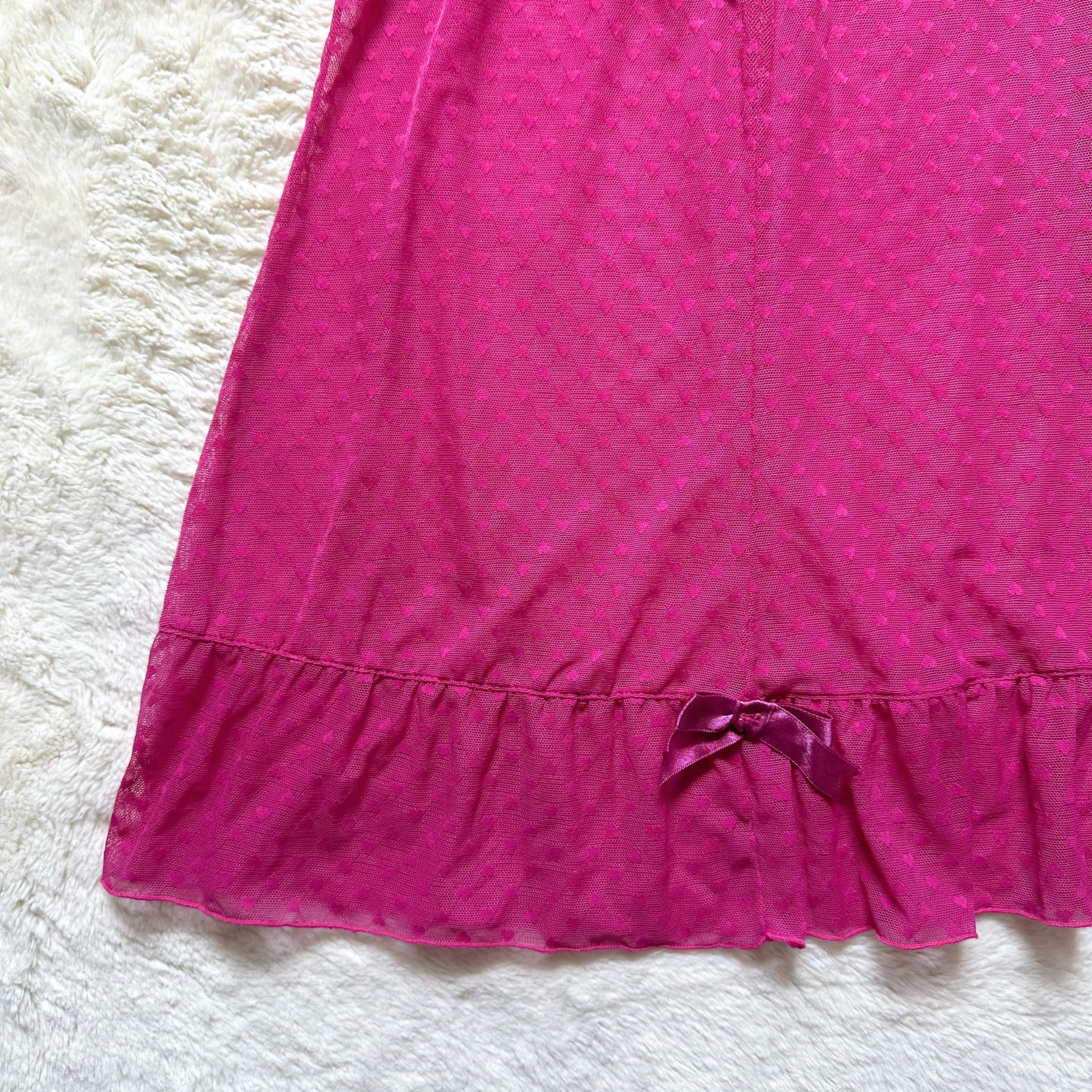 2000's fuchsia flirt babydoll