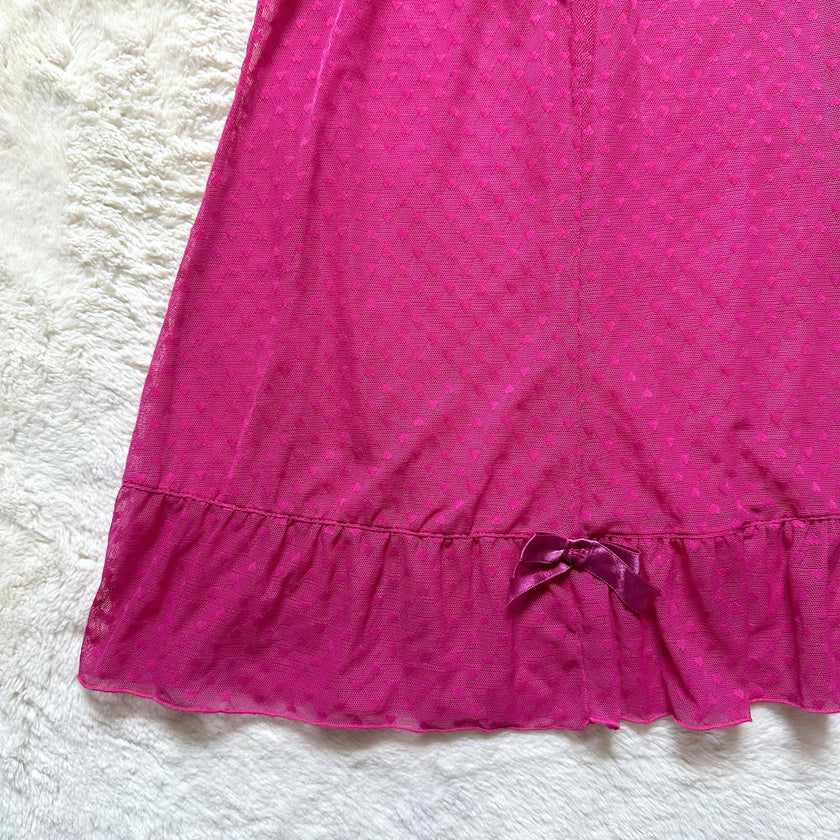 2000's fuchsia flirt babydoll
