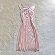 1950's blush sonata slip dress