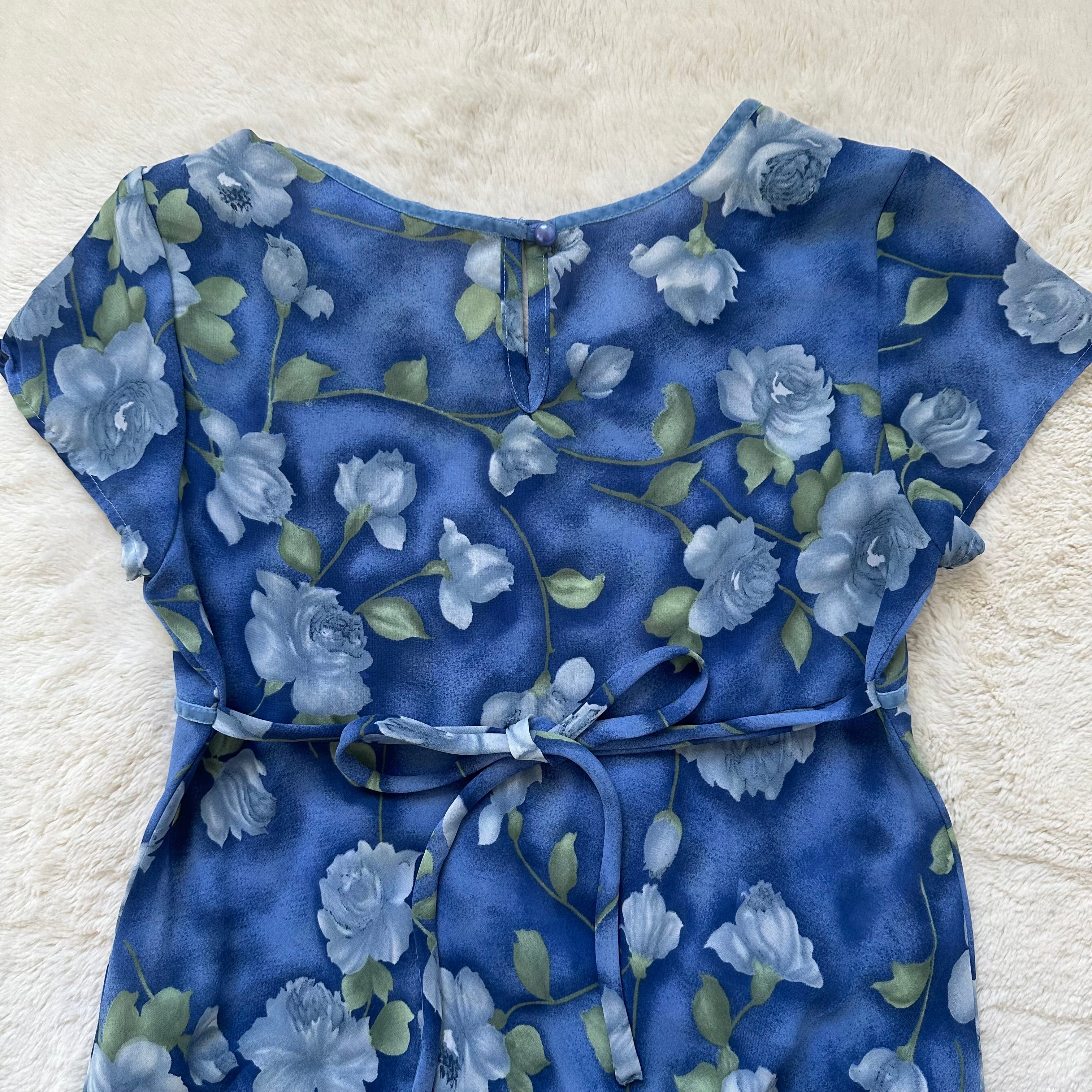 1990's midnight posy dress