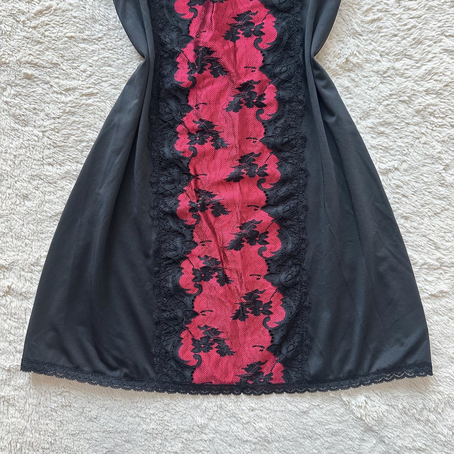 2000's gothic bustier slip dress