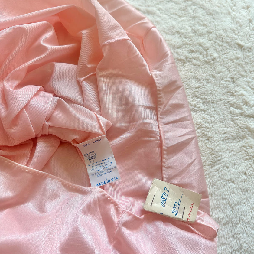 1980's blush keepsake negligee