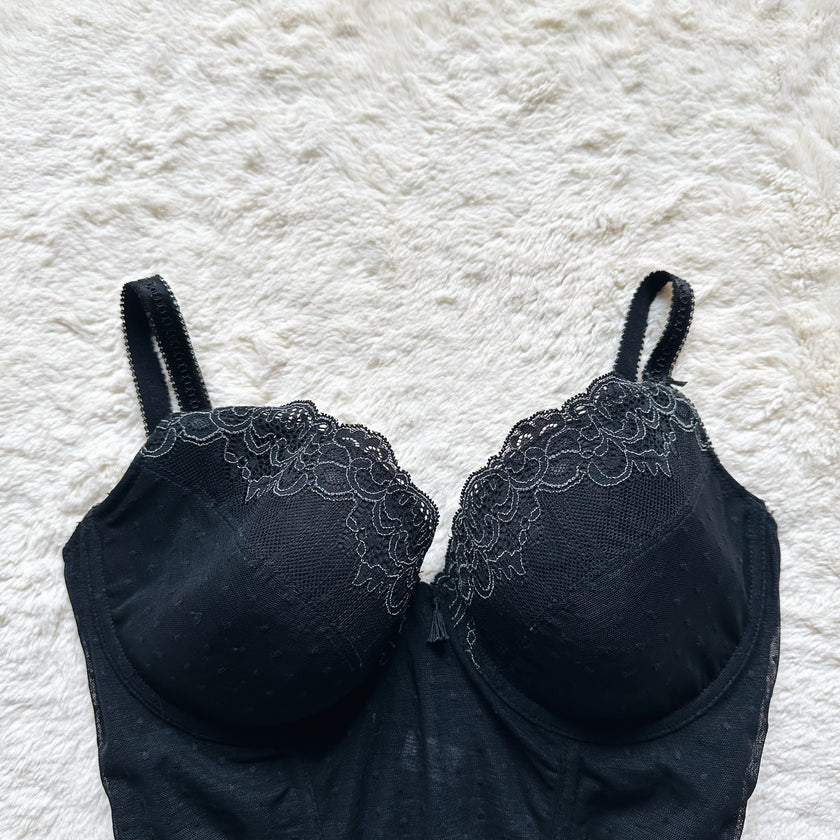 2000's midnight ash corset