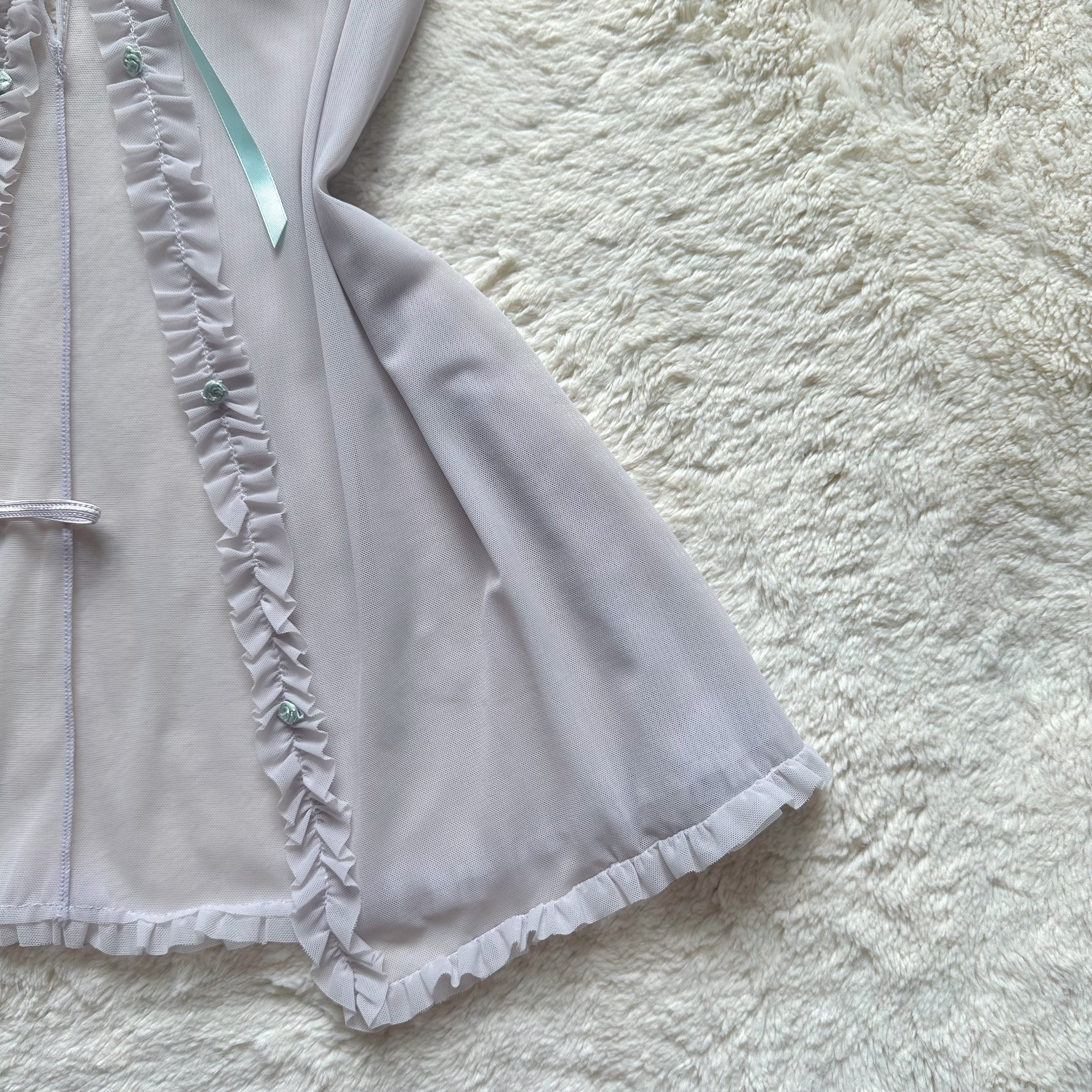 2000's seaglass ruffle slip set