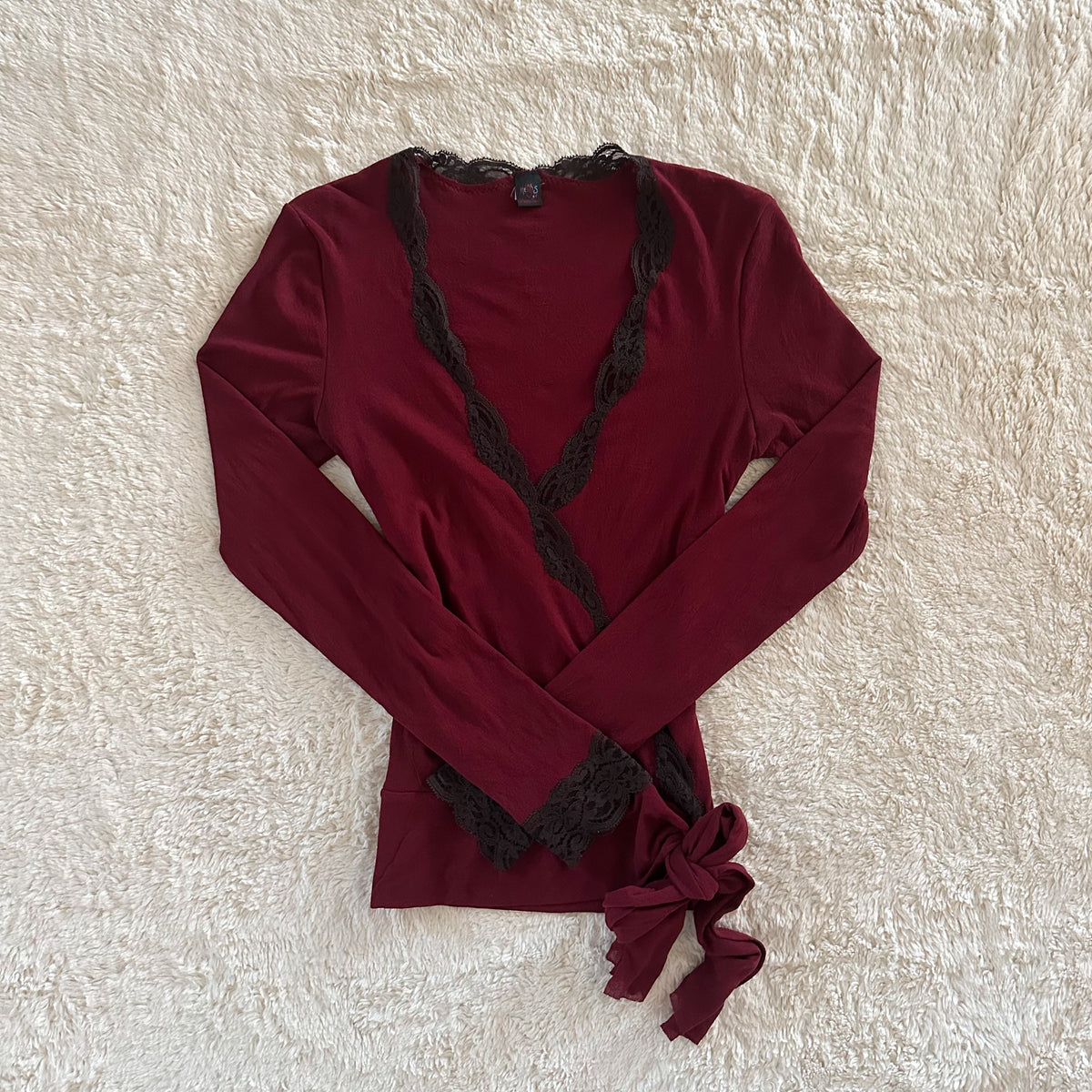 2000's wine and lace top