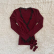 2000's wine and lace top