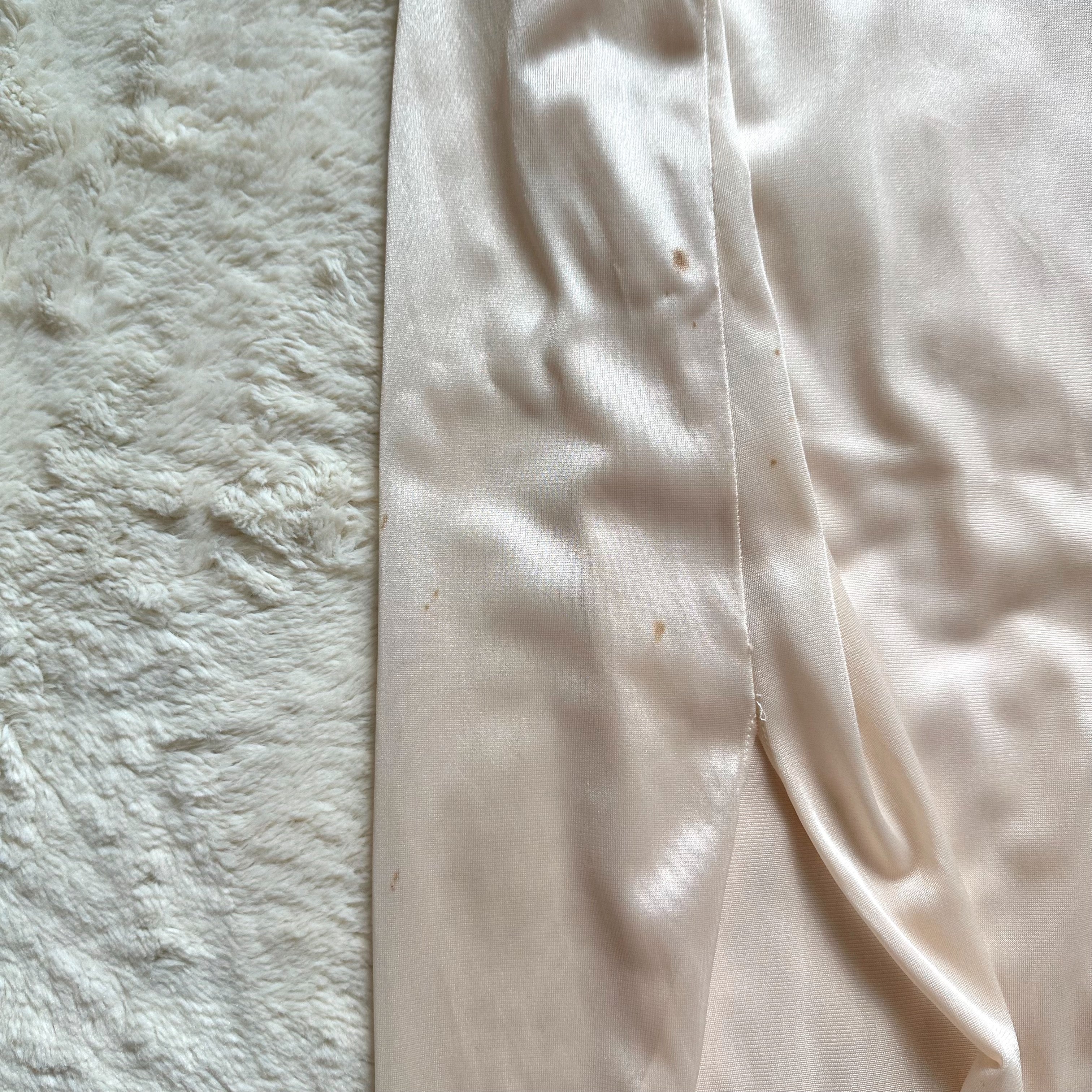 1980's silken cream negligee