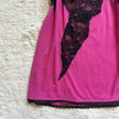 2000's magenta noir slip dress