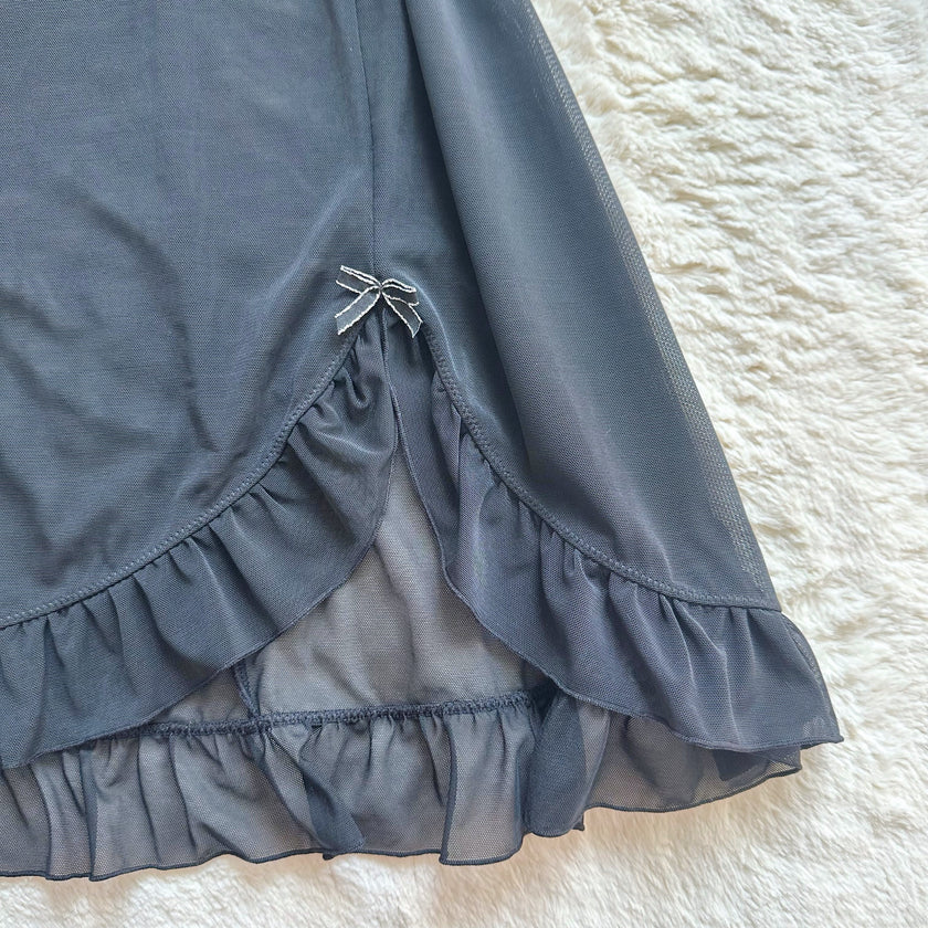2000's midnight haze slip dress