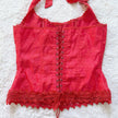 1990's rose petal corset