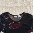 2000's midnight rose top