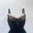 2000's nude noir slip dress