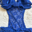 2000's royal ruffle teddy