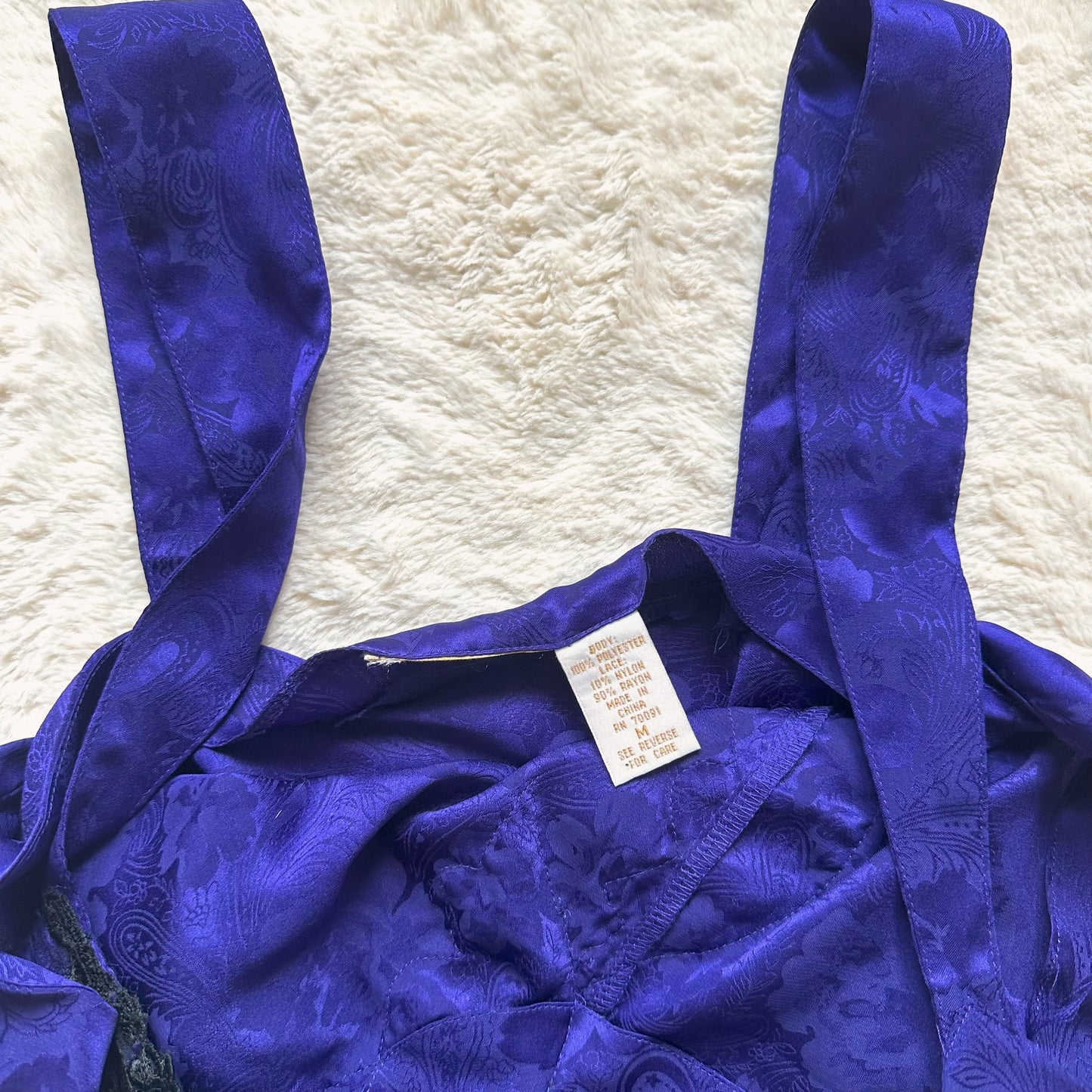 1980's amethyst hour slip dress