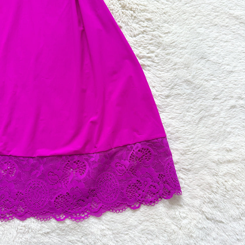 2011 fiery fuchsia slip dress