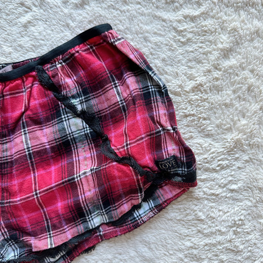 2019 flannel lounge shorts