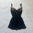2000's nude noir slip dress