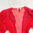 1990's fiery red robe
