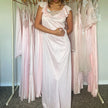 1970's petal halo negligee