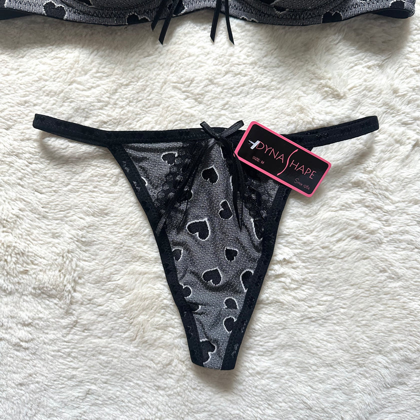 2000's love bite bra + panty set