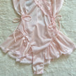 1990's ballet slipper playsuit