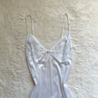 1980's rosette whisper negligee