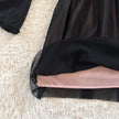 2000's velvet nocturne babydoll top