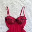 2000's vampress babydoll slip set