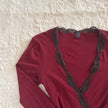 2000's wine and lace top