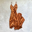 bronzed goddess gown