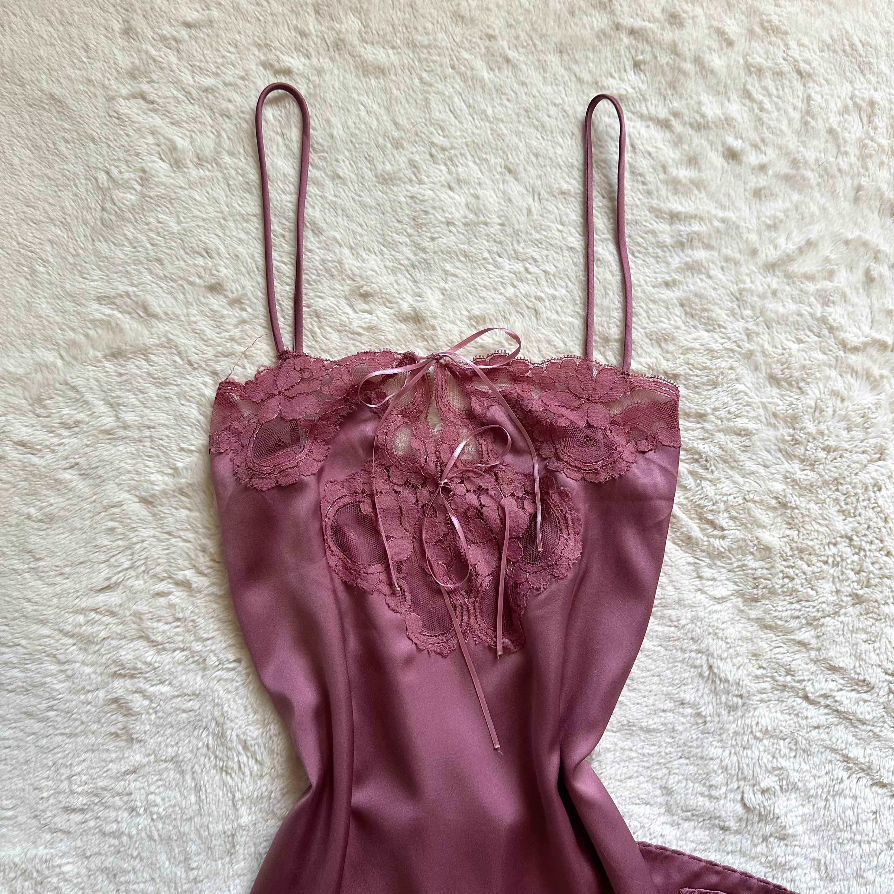 1990's rose reverie negligee