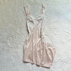 1980's silken cream negligee